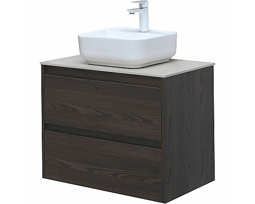 Тумба под раковину Aquanet Nova Lite 75 287895 подвесная Дуб черный