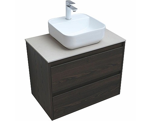 Тумба под раковину Aquanet Nova Lite 75 287895 подвесная Дуб черный