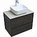 Тумба под раковину Aquanet Nova Lite 75 287895 подвесная Дуб черный