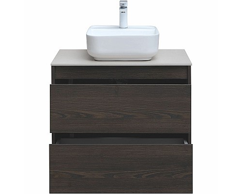 Тумба под раковину Aquanet Nova Lite 75 287895 подвесная Дуб черный