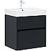 Тумба с раковиной Aquanet Бруклин 60 312875 подвесная Антрацит матовый