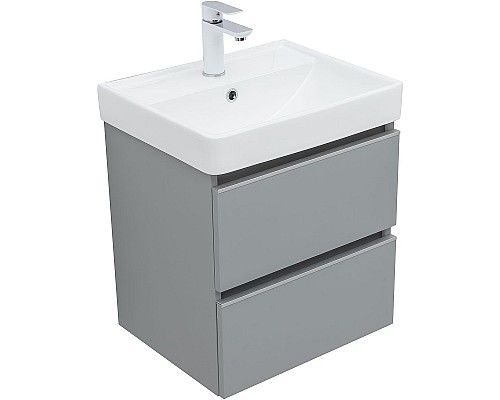 Тумба под раковину Aquanet Вега 50 329600 подвесная Мисти грин