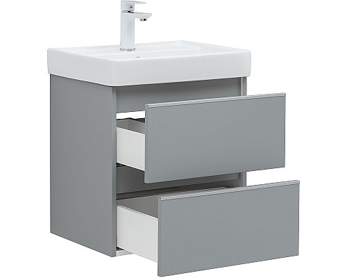 Тумба под раковину Aquanet Вега 50 329600 подвесная Мисти грин