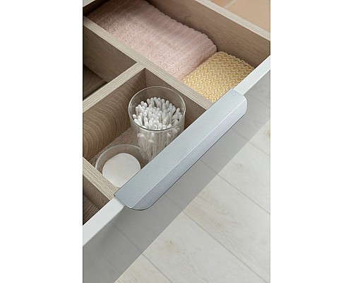 Тумба под раковину Aquanet Ирис new 50 310147 подвесная Белый глянец