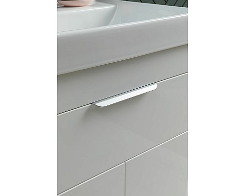 Тумба под раковину Aquanet Ирис new 50 310147 подвесная Белый глянец