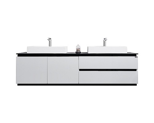 Тумба с раковиной Orans BC-6023-1800 180 60231800 подвесная Белая глянцевая