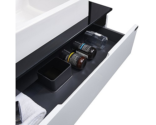 Тумба с раковиной Orans BC-6023-1800 180 60231800 подвесная Белая глянцевая