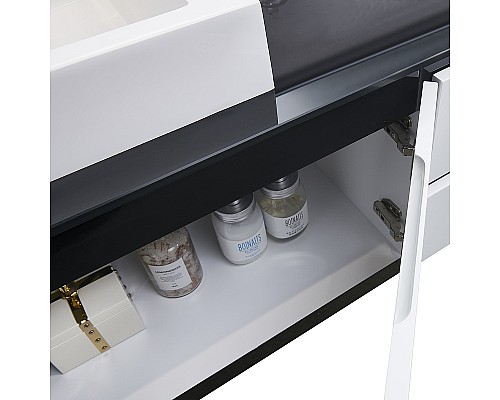 Тумба с раковиной Orans BC-6023-1800 180 60231800 подвесная Белая глянцевая