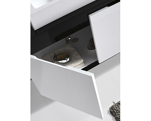 Тумба с раковиной Orans BC-6023-1800 180 60231800 подвесная Белая глянцевая