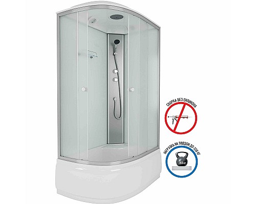 Душевая кабина Niagara Eco 120x80 R E120/80/40R/MT без гидромассажа