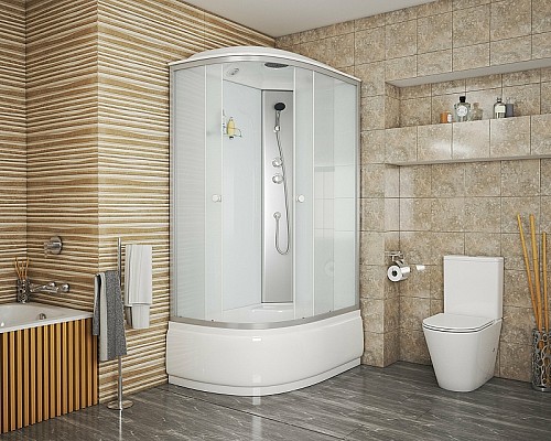 Душевая кабина Niagara Eco 120x80 R E120/80/40R/MT без гидромассажа