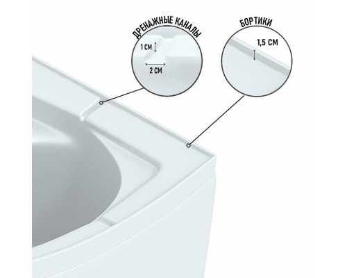 Душевая кабина Niagara Eco 120x80 R E120/80/13R/MT без гидромассажа