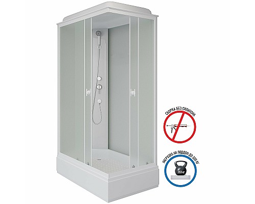 Душевая кабина Niagara Promo 120x90 P120/90/26Q/MT без гидромассажа