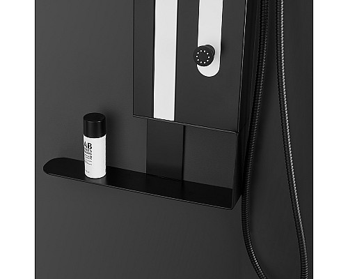 Душевая панель Black&White Gravity GR027 027000 с гидромассажем Черная матовая Белая матовая Душевая панель Black&White Gravity GR027 027000 с гидромассажем Черная матовая Белая матовая