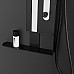 Душевая панель Black&White Gravity GR027 027000 с гидромассажем Черная матовая Белая матовая