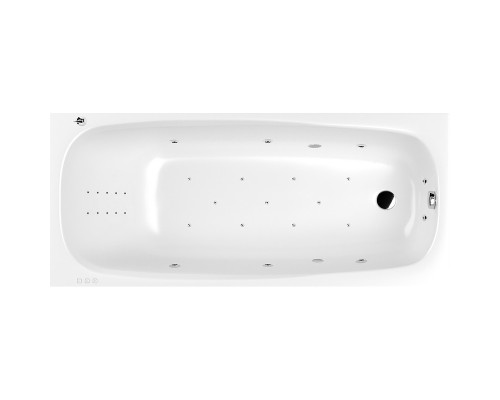 Акриловая ванна Whitecross Layla 170x75 с гидромассажем