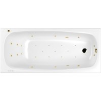 Акриловая ванна Whitecross Layla Slim 180x80 с гидромассажем