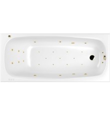 Акриловая ванна Whitecross Layla Slim 180x80 с гидромассажем
