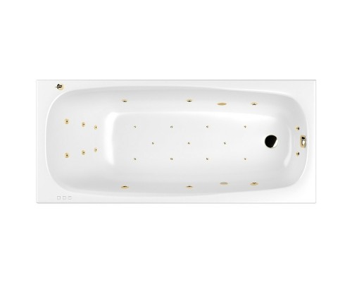 Акриловая ванна Whitecross Layla Slim 180x80 0122.180080.100.ULTRA.GL с гидромассажем