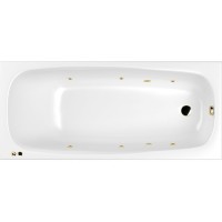 Акриловая ванна Whitecross Layla Slim 170x75 с гидромассажем
