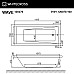 Акриловая ванна Whitecross Wave 120x70 0101.120070.100 без гидромассажа