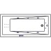 Акриловая ванна Whitecross Wave Slim 170x75 с гидромассажем