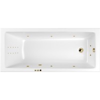 Акриловая ванна Whitecross Wave 180x80 с гидромассажем