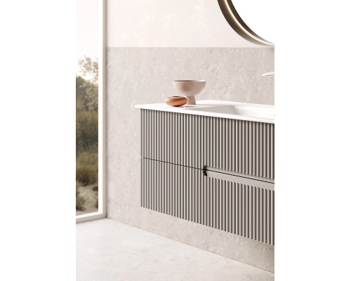 Тумба с раковиной Orka Moonlight 70 5001496 подвесная Бежевая матовая