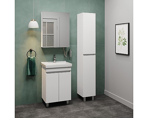 Тумба под раковину Onika Милтон Квадро 55 105561 Белая