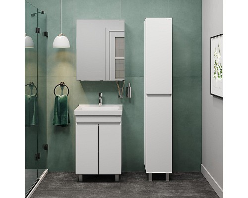 Тумба под раковину Onika Милтон Квадро 55 105561 Белая