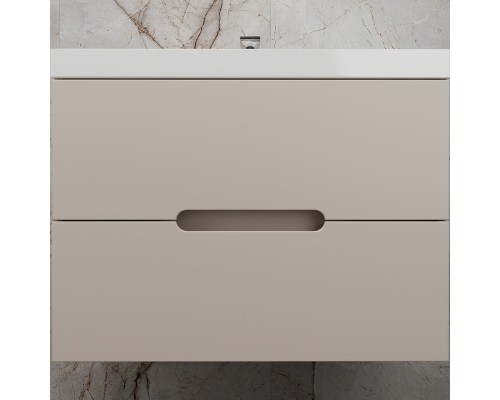 Тумба под раковину Style Line Матис 80 ЛС-00002308 подвесная Крем