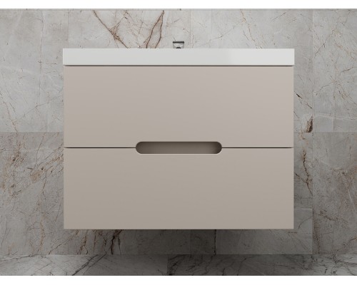Тумба под раковину Style Line Матис 80 ЛС-00002308 подвесная Крем