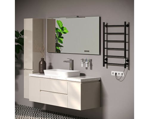 Электрический полотенцесушитель Aringa Честер 80x50 AR03015BL Черный