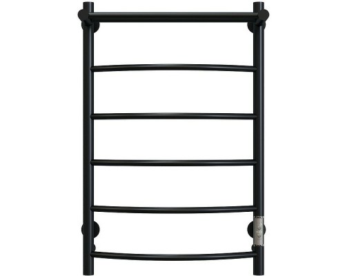 Электрический полотенцесушитель Aringa Берген 80x50 AR03007BL с полкой Черный