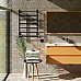 Электрический полотенцесушитель Aringa Порто 80x50 AR03010BL с полкой Черный