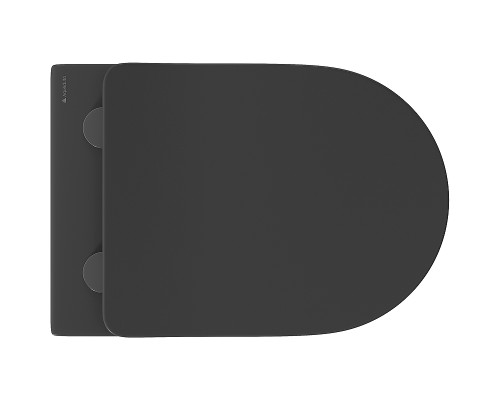 Унитаз Aqueduto Cone CON0140 подвесной Черный матовый с сиденьем Микролифт