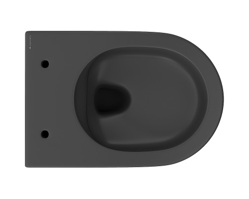 Унитаз Aqueduto Cone CON0140 подвесной Черный матовый с сиденьем Микролифт