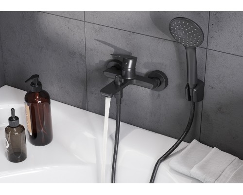 Смеситель для ванны Santek Арма WH5A10007N001 Черный матовый