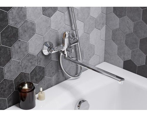 Смеситель для ванны Santek Нико WH5A12005C001 универсальный Хром