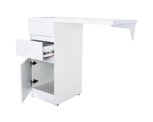 Тумба с раковиной Orange Sistema 100 L ST-40TUW+RAL Белая глянцевая