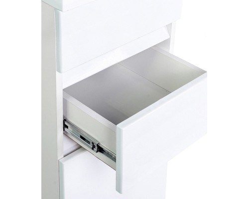 Тумба с раковиной Orange Sistema 100 L ST-40TUW+RAL Белая глянцевая