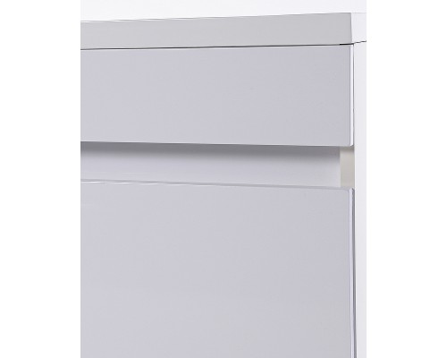 Тумба с раковиной Orange Sistema 110 R ST-110TUW+RAR Белая глянцевая