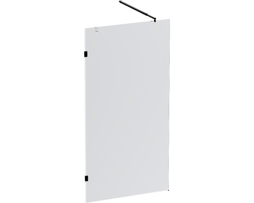 Душевая перегородка AM.PM X-Joy 100 W94WI-100-F1-BTE профиль Черный стекло прозрачное