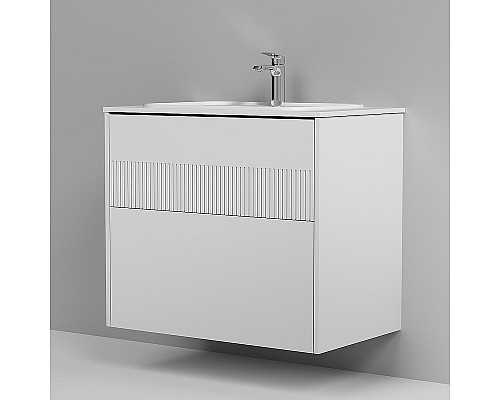 Тумба под раковину AM.PM Func 80 M8FFUX0802WM подвесная Белая матовая