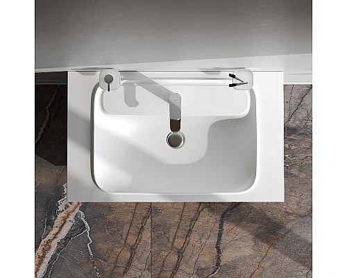 Тумба под раковину AM.PM Func 80 M8FFUX0802WM подвесная Белая матовая