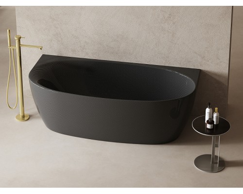 Карбоновая ванна Abber Karbon 170x80 Черная без гидромассажа