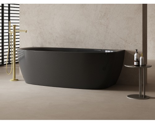 Карбоновая ванна Abber Karbon 170x80 Черная без гидромассажа