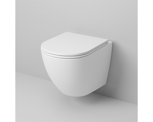 Унитаз Grossman Tornado GR-4455MSQ подвесной Белый матовый с сиденьем Микролифт