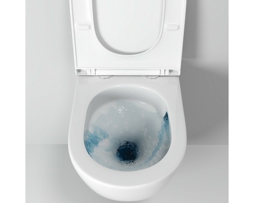 Унитаз Grossman Tornado GR-4455MSQ подвесной Белый матовый с сиденьем Микролифт