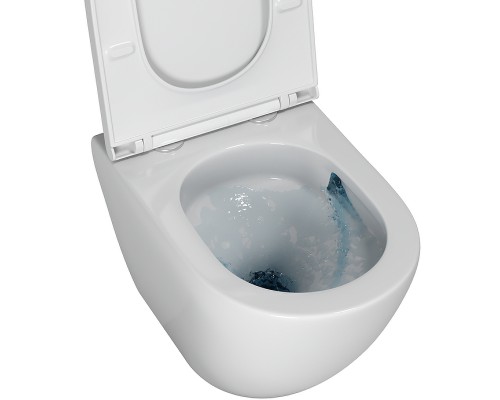 Унитаз Grossman Tornado GR-4455MSQ подвесной Белый матовый с сиденьем Микролифт